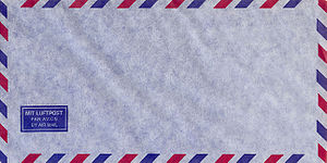 Air mail envelope
