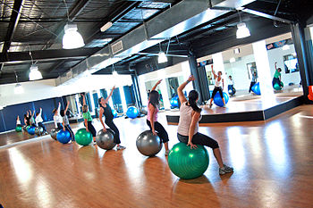 Fitball Group Fitness Class Category:Fitness C...